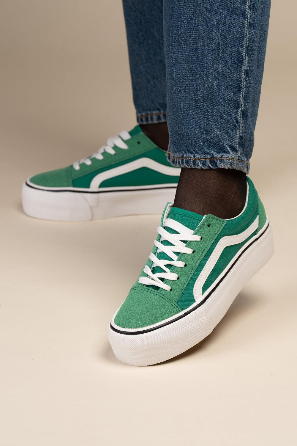 Zapatilla Mujer Verde 11 Zapline