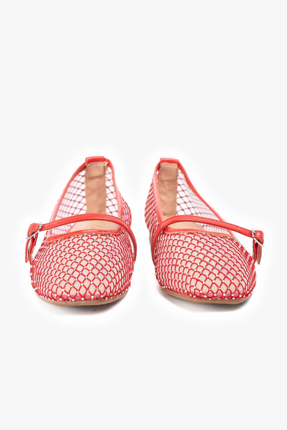 Ballerina Mujer Rojo 09 Zapline