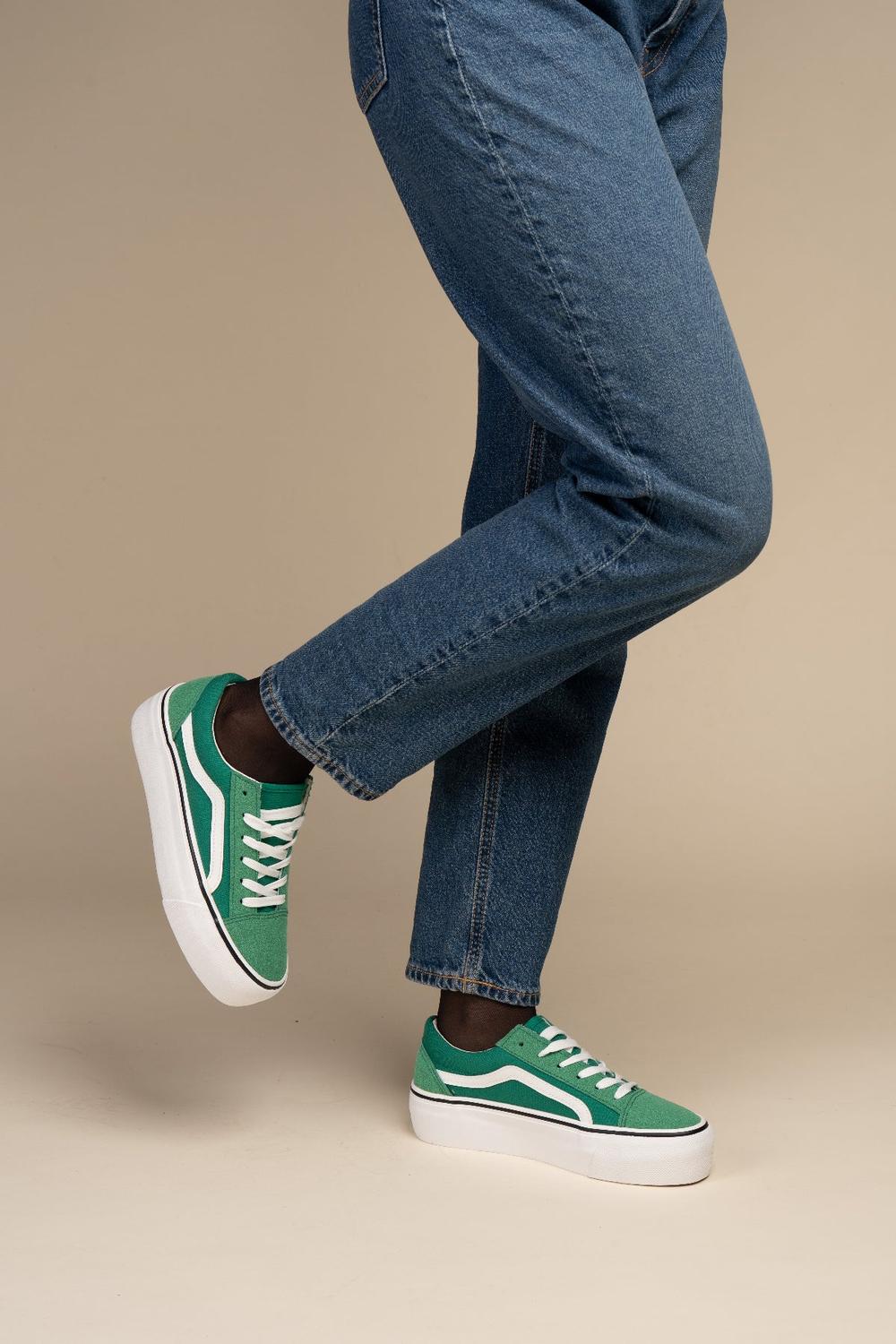 Zapatilla Mujer Verde 11 Zapline