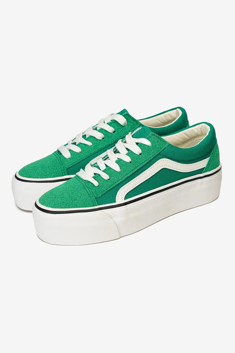 Zapatilla Mujer Verde 11 Zapline