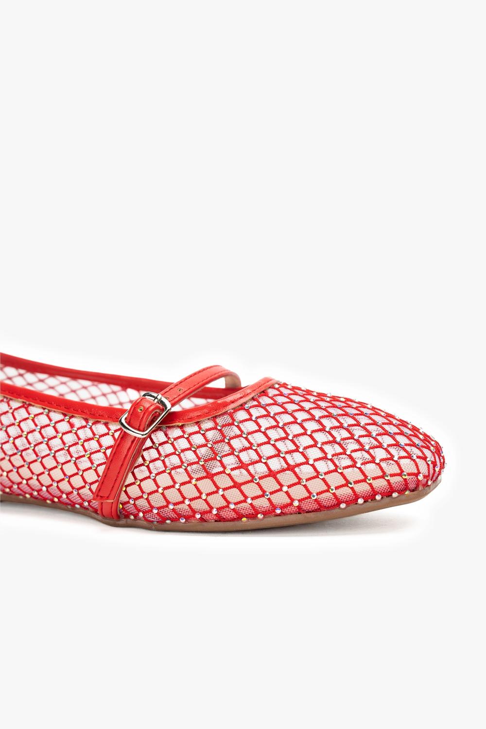 Ballerina Mujer Rojo 09 Zapline